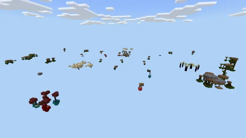 Скриншот Skyblock удачи вверх тормашками №4