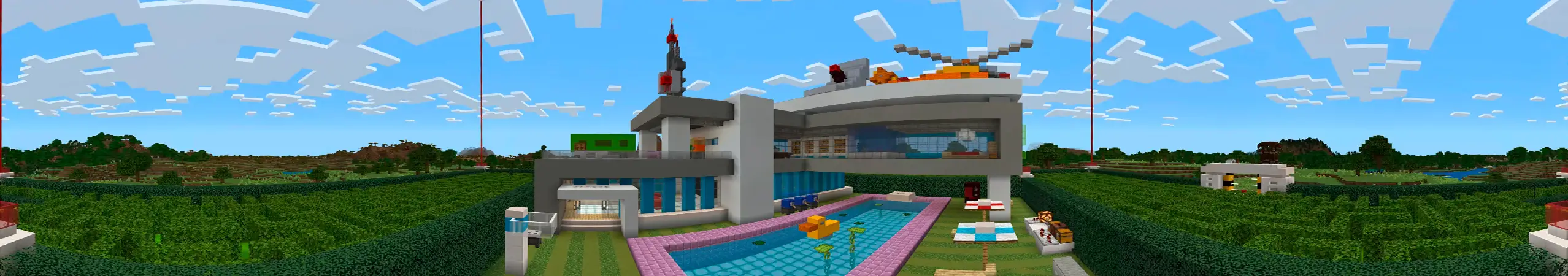 Современное зомбоубежище panorama