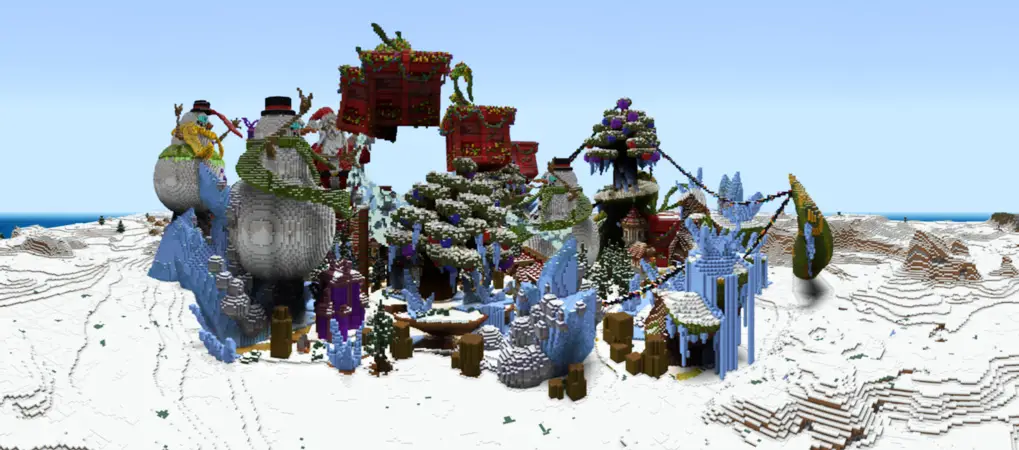 Ледовый городок panorama