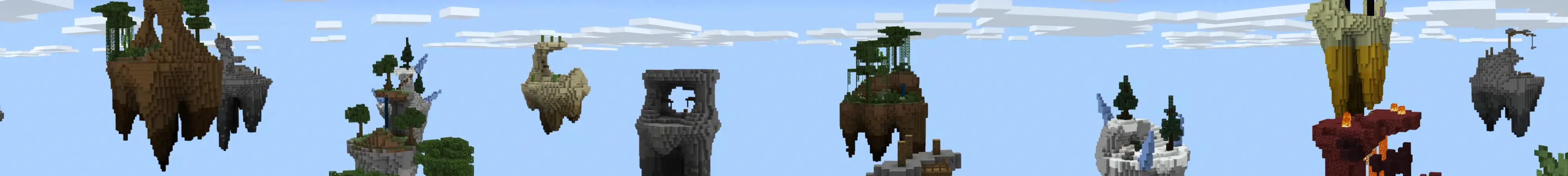 Острова Skyblock panorama