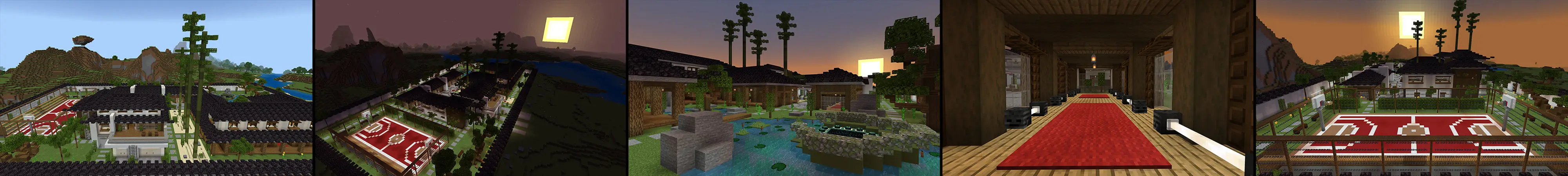 Современный японский особняк panorama