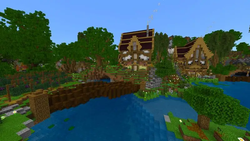 Скриншот Простые стартовые области: город цветов №4