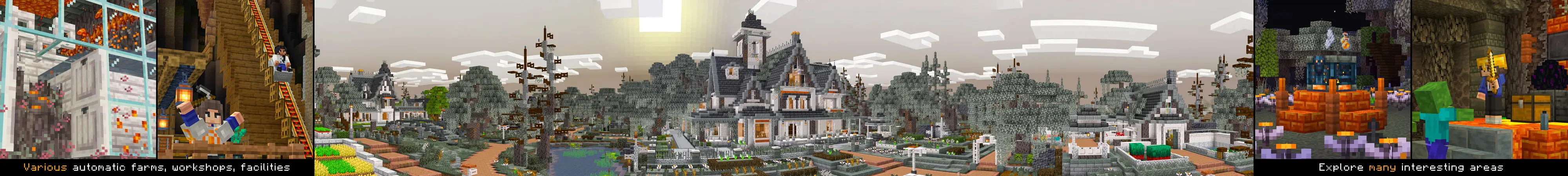 Бледный садовый домик panorama