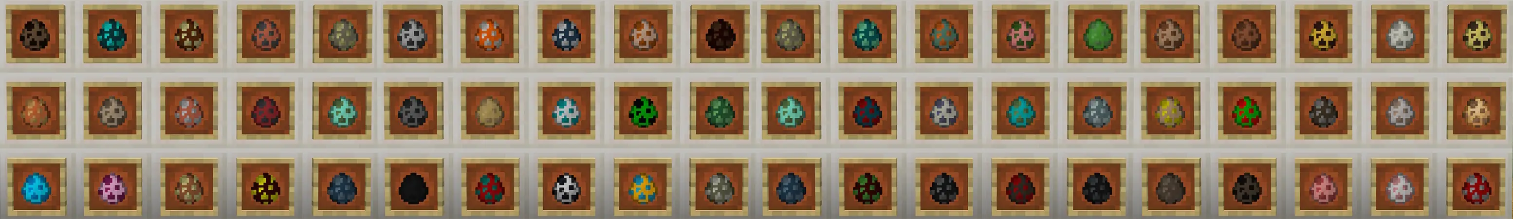 Создаваемые яйца призыва panorama