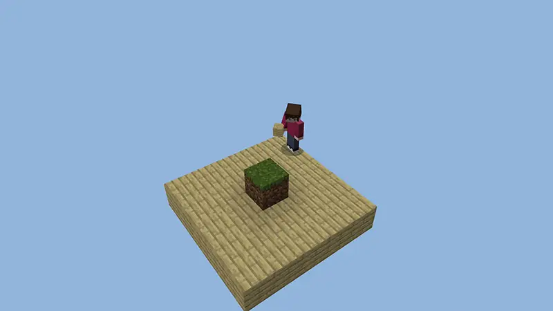 Скриншот ВЫЖИВАНИЕ С ОДНИМ БЛОКОМ! №2