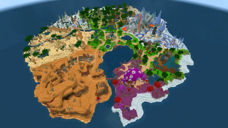 Скриншот Микс «Выживание в биомах» №2