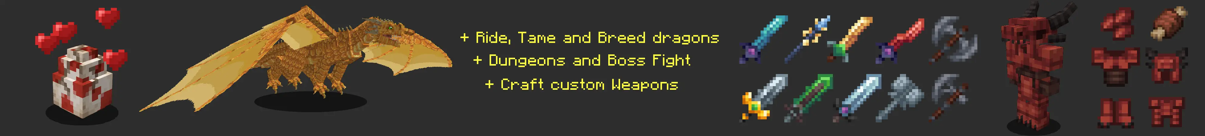 Оружие + драконы panorama