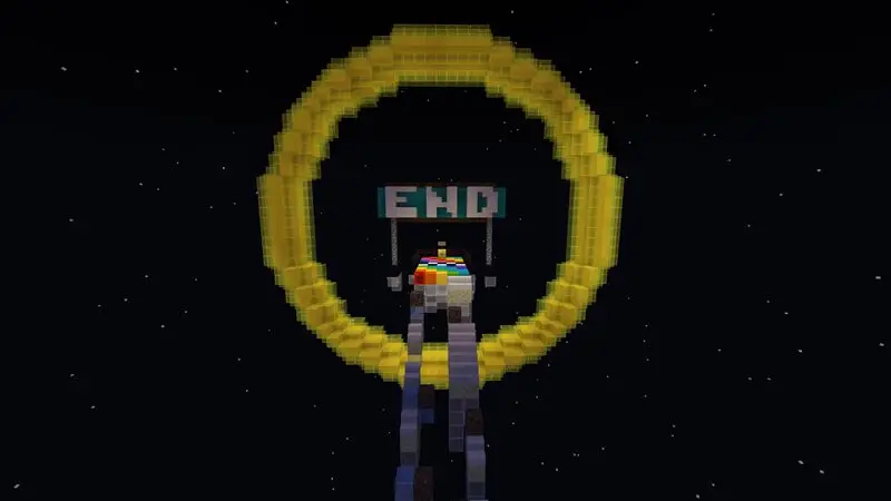 Скриншот Радужная дорога паркура №3