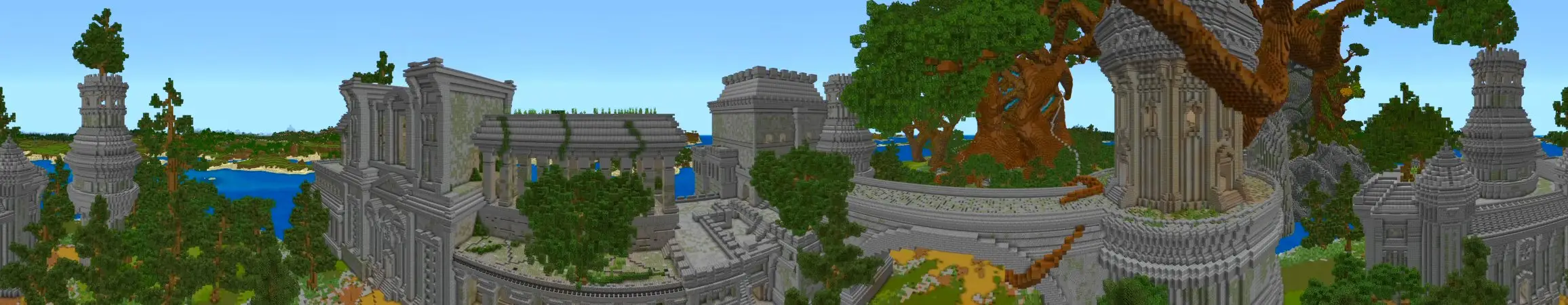 Древние развалины panorama