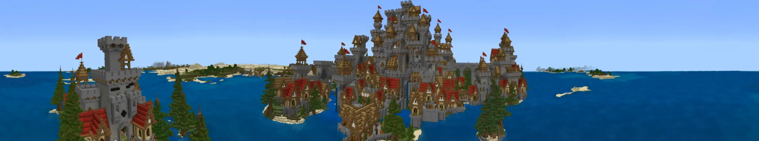 Замок Блоков удачи panorama