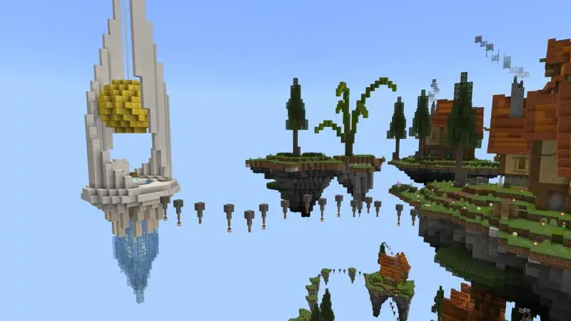 Скриншот Skyblock: паркур III №5