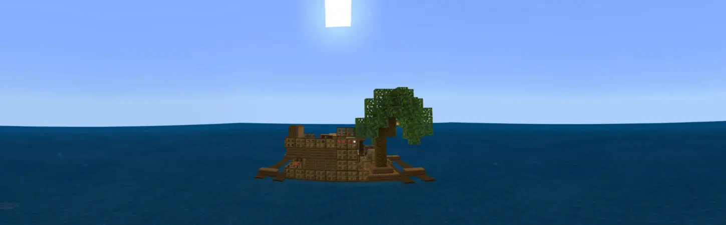 Выживание на лодке panorama