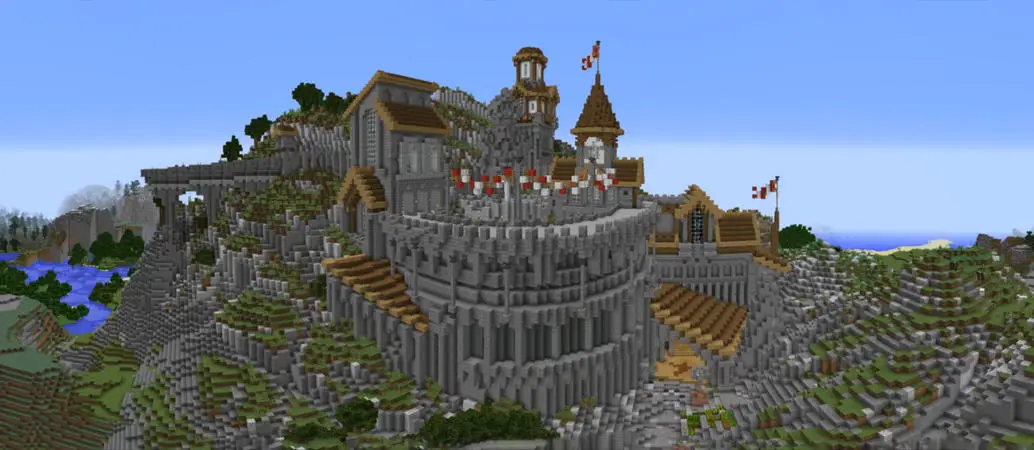 Горный замок panorama