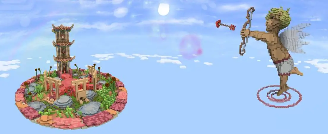 Паркур: блоки удачи — спасти Купидона panorama