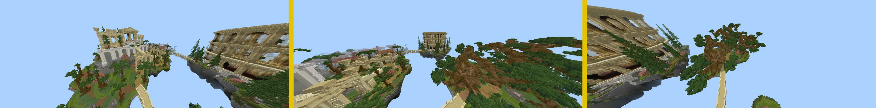 Древний Skyblock panorama