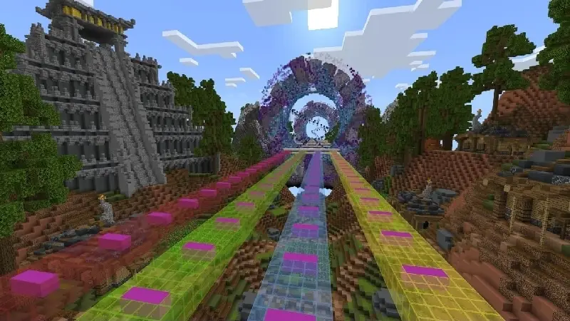 Скриншот Мегагонка блоков удачи №2