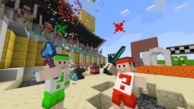 Скриншот Гонка с блоками удачи №2