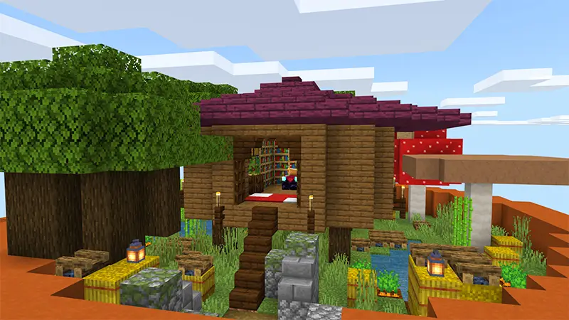 Скриншот Skyblock: гигантский цветок №2