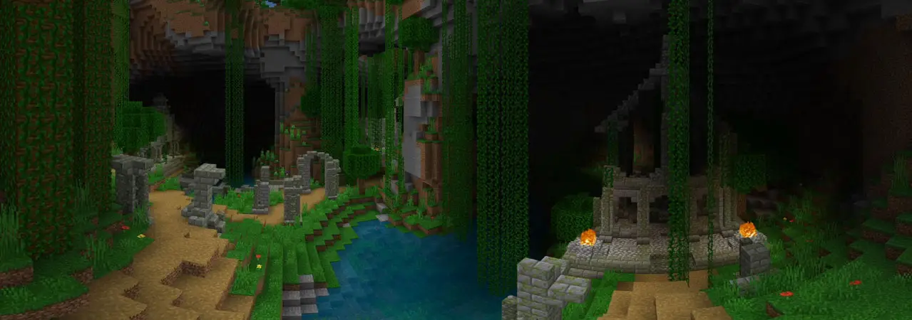 Исключения Minecraft: вы боитесь темноты panorama