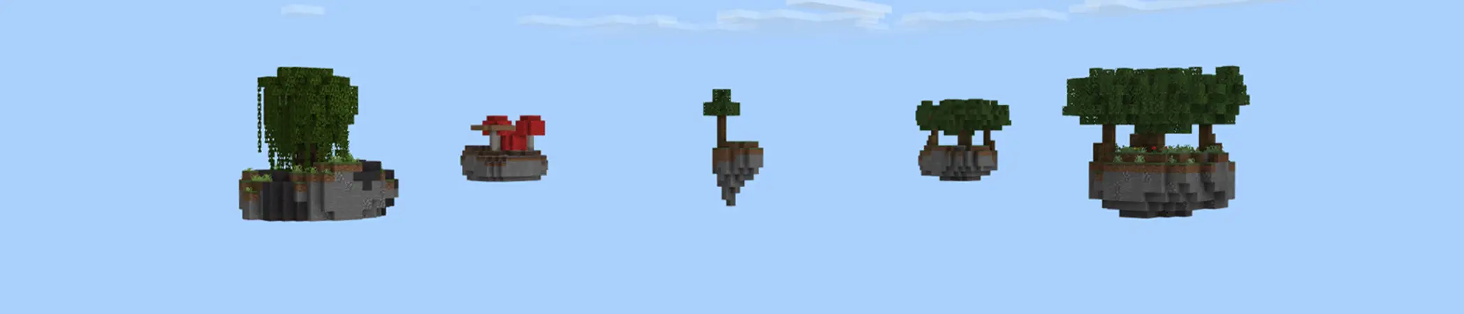 Бесконечная игра Skyblock panorama