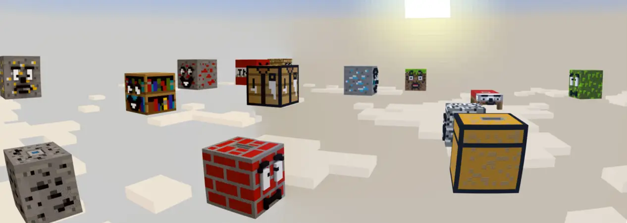 Skyblock: гигантские блоки panorama