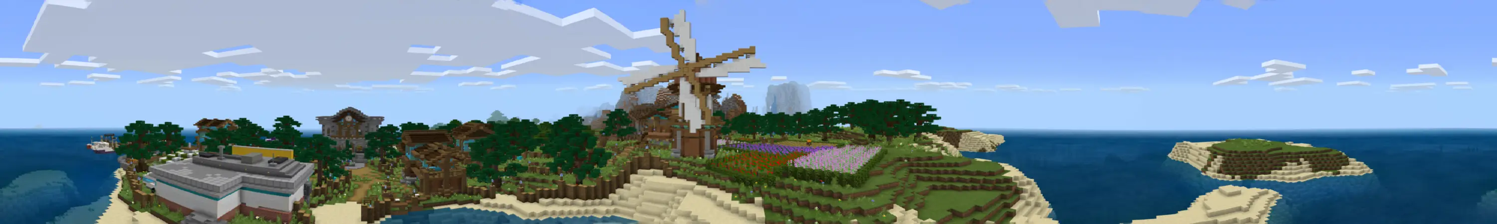 Зачарованная деревня panorama