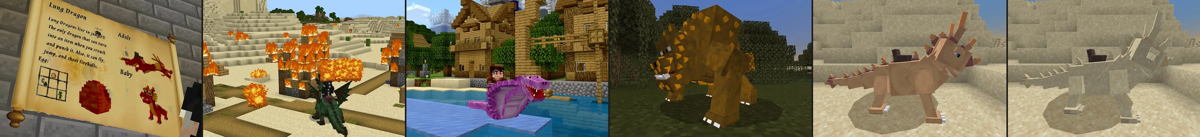 Создаваемые драконы panorama