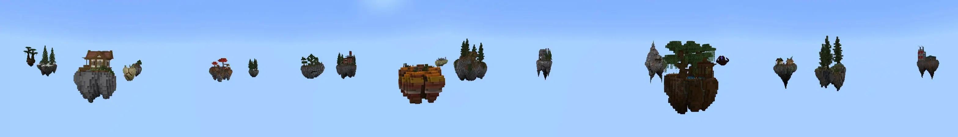 Skyblock на удачу panorama