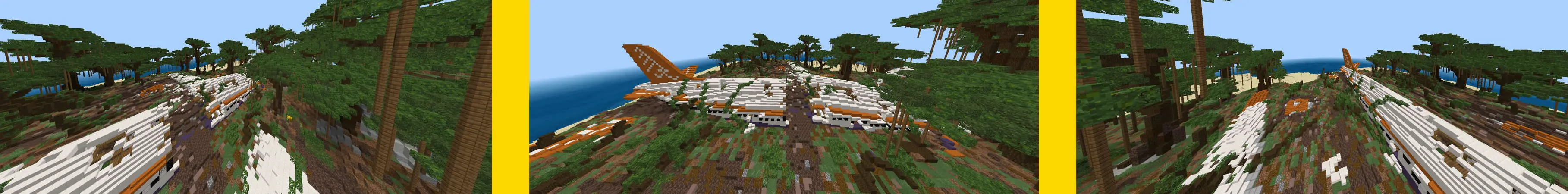 Крушение самолета panorama