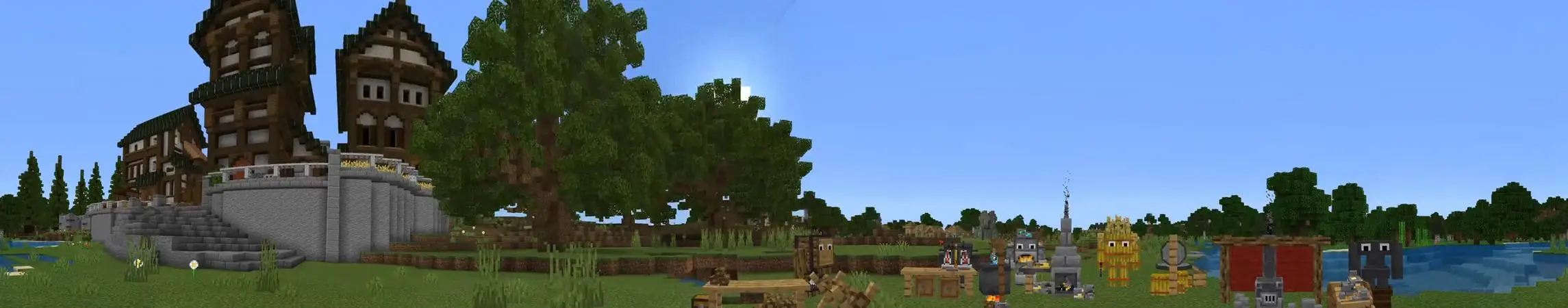 Блочные приятели panorama