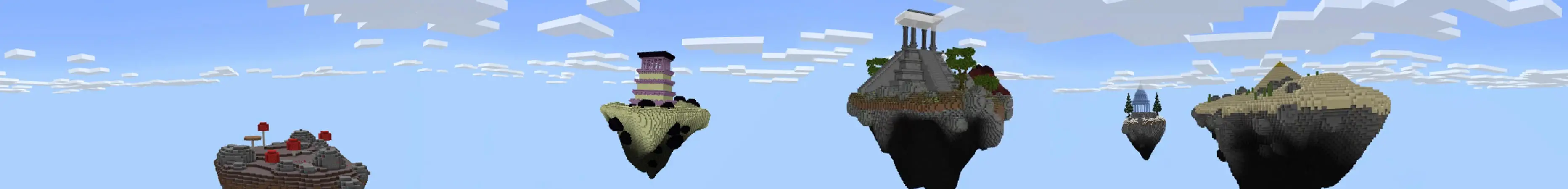 Skyblock: храмы panorama