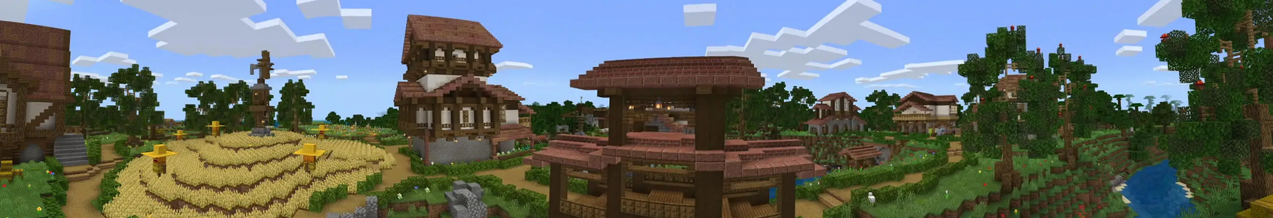 Милый средневековый город panorama