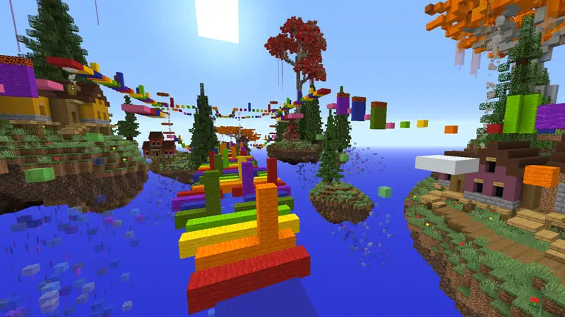 Скриншот Радужный паркур №1