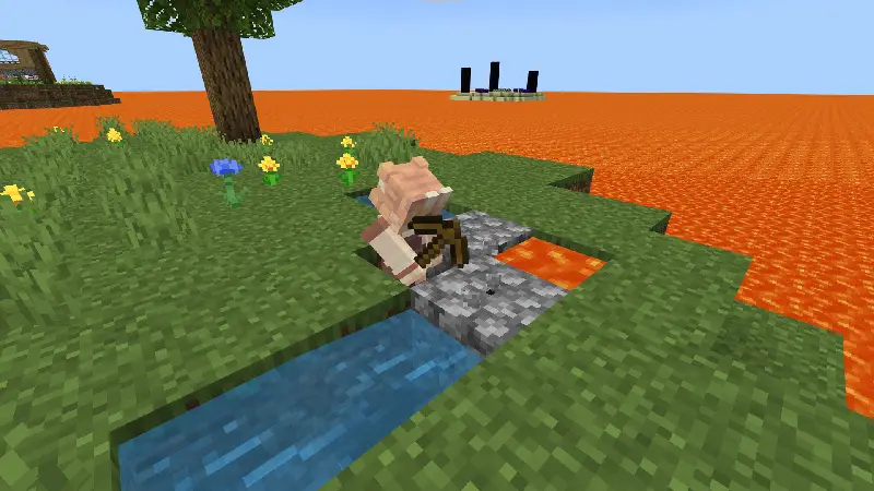 Скриншот Выживание среди лавы №1