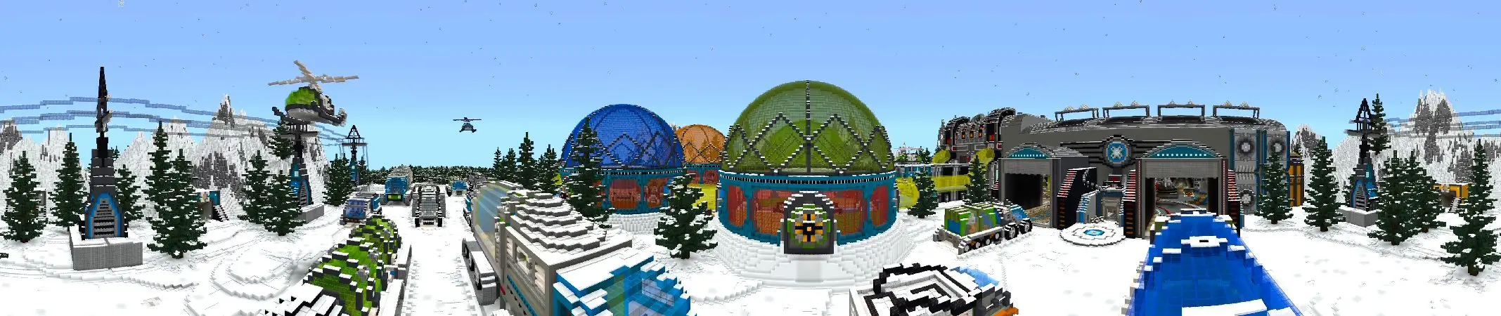 Зимнее убежище panorama