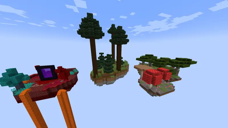 Скриншот Skyblock: классическая игра №1