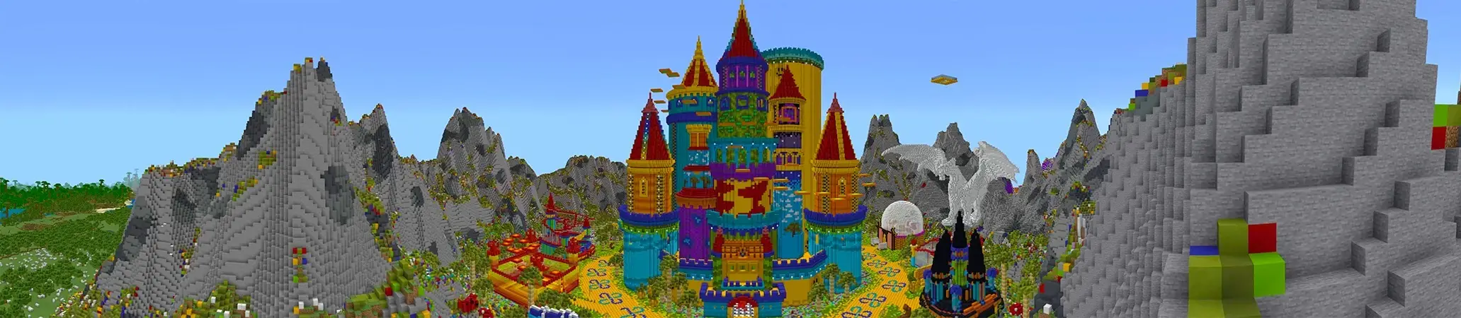 Надувной город panorama