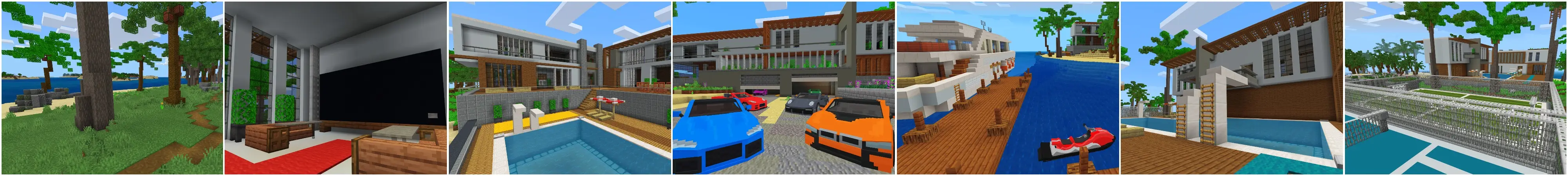 Современный пляжный дом panorama