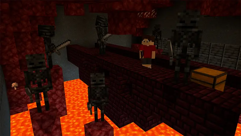 Скриншот Головы мобов из Нижнего мира в Skyblock №3