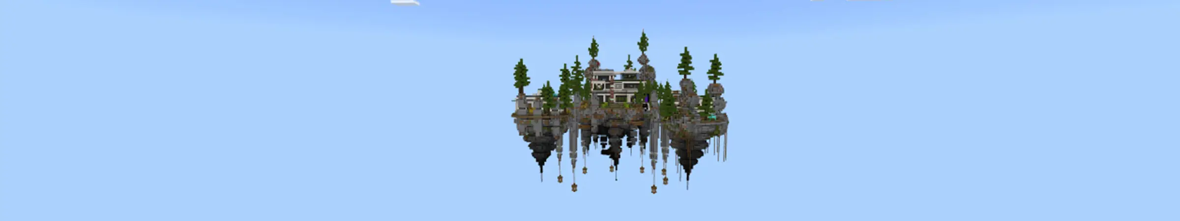 Миллионер в Skyblock panorama