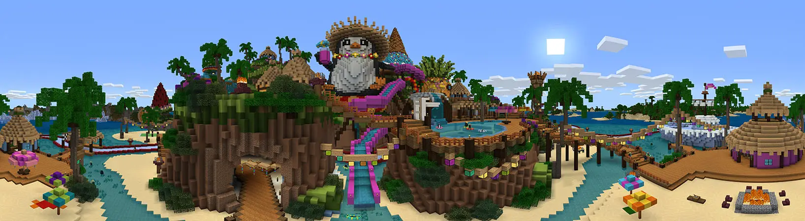 Рай пингвинов panorama