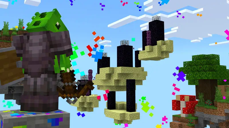 Скриншот Один блок: радуга №2