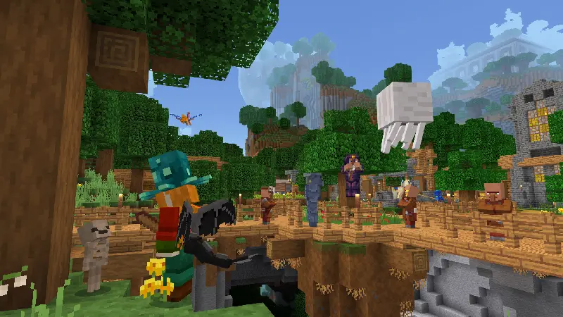 Скриншот Улучшенная карта: Парящие острова №4