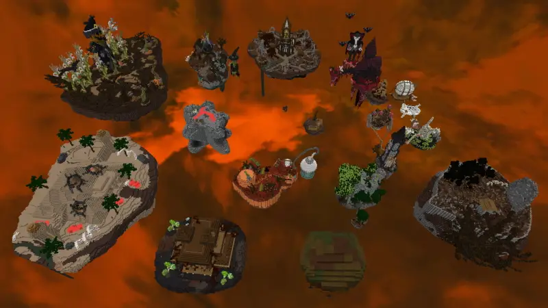 Скриншот Skyblock: Хэллоуин №2