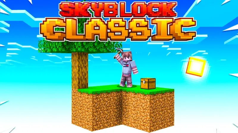 Классическая игра Skyblock