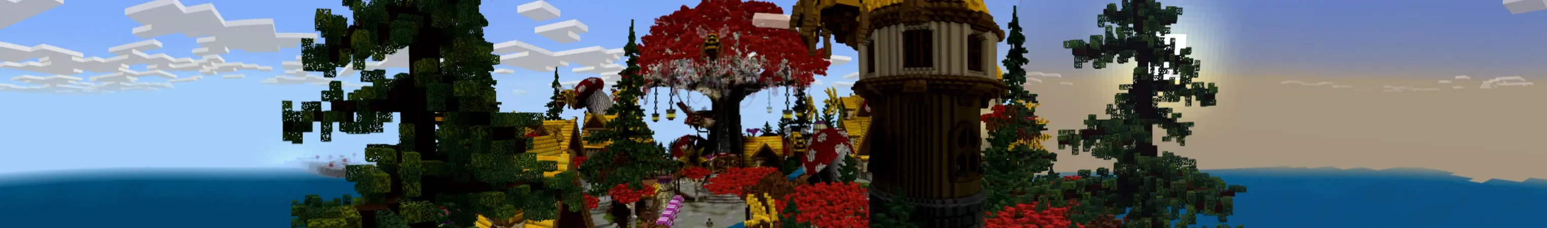 Фантастический грибной остров panorama