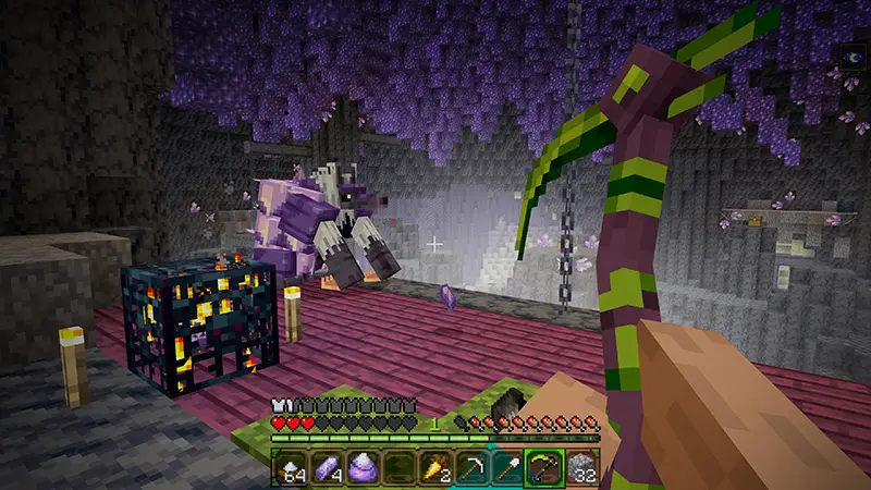 Скриншот Испытание с мшистыми блоками №3