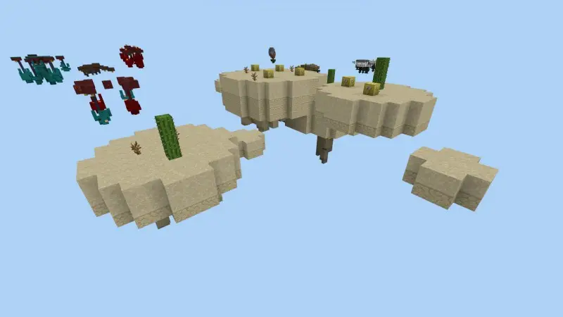 Скриншот Skyblock удачи вверх тормашками №2