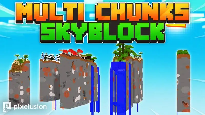 Skyblock с несколькими фрагментами