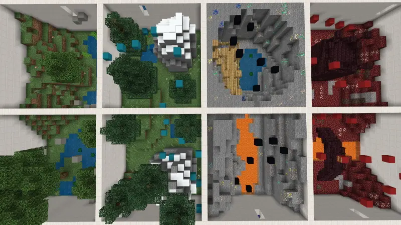 Скриншот Сетка биомов для паркура №4